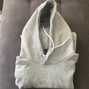 Grey Large Nike Hoodie